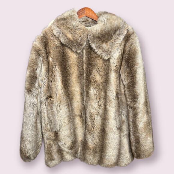 stearns Jackets & Blazers - Vintage Hansa-Branta by Stearns Vegan Faux Fur Down Coat